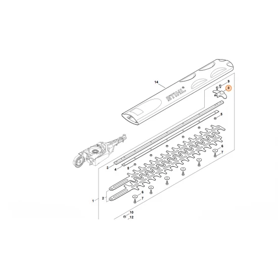 STIHL  Osłona prowadnika 4851 792 9001